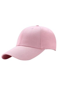 SKBC020 baseball cap short brim solid color cap cotton baseball cap baseball cap supplier front view